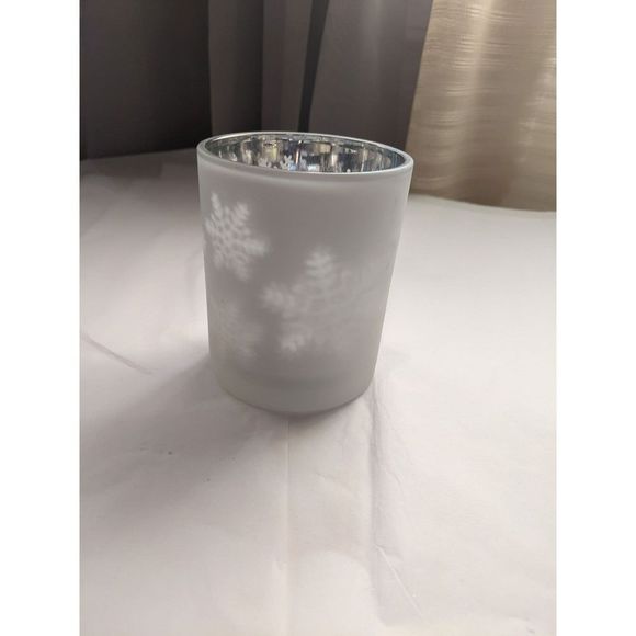 Set of 3 Slatkin & Co BBW Snowflake Dancing Tea Light Holder - Picture 4 of 8